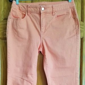 Chico's Platinum Ankle Jeans Size 0.5 Inseam 26"